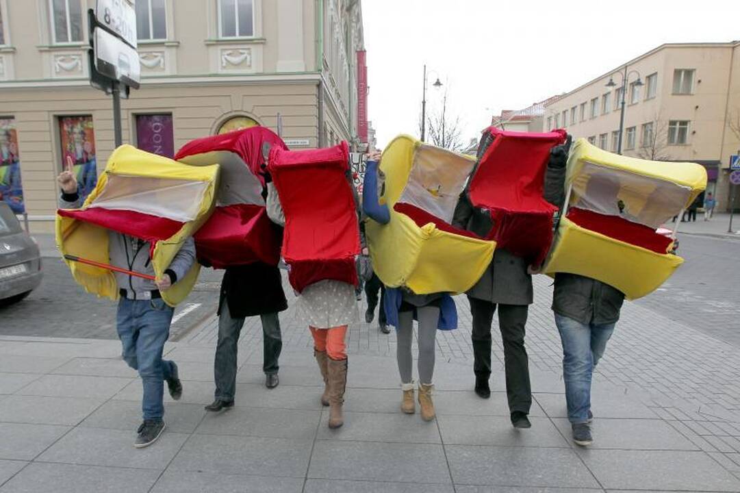 Vilniaus gatvėse – studentų kova už savo teises