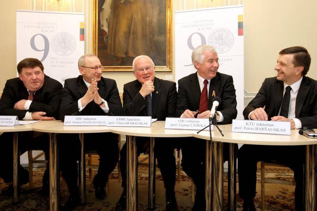 Kauno universitetų nebaugina suartėjimas