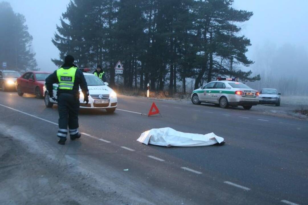 Mirtinai partrenktos pėsčiosios sugyventinis išvežtas į policiją