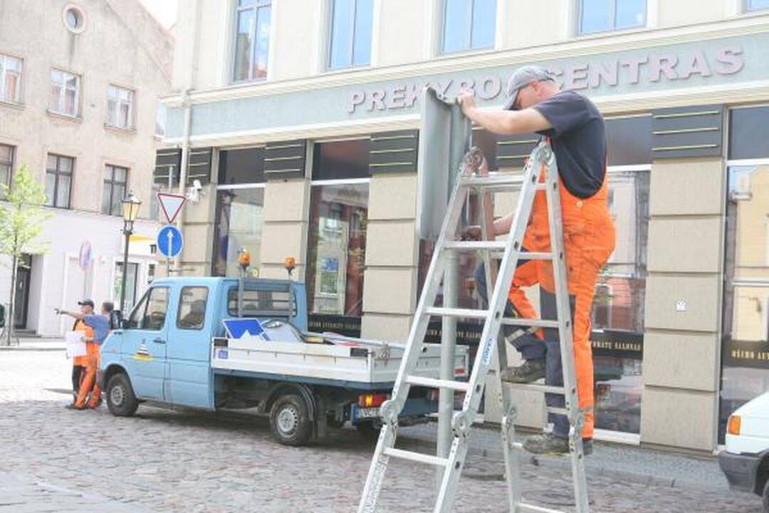 Pokyčiai senamiestyje: eismas Tiltų gatve jau draudžiamas