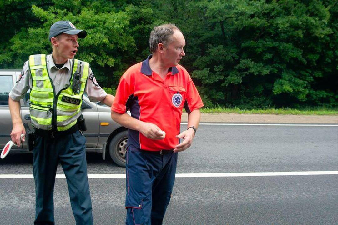 Ieškomas avariją Vilniuje sukėlęs vairuotojas 