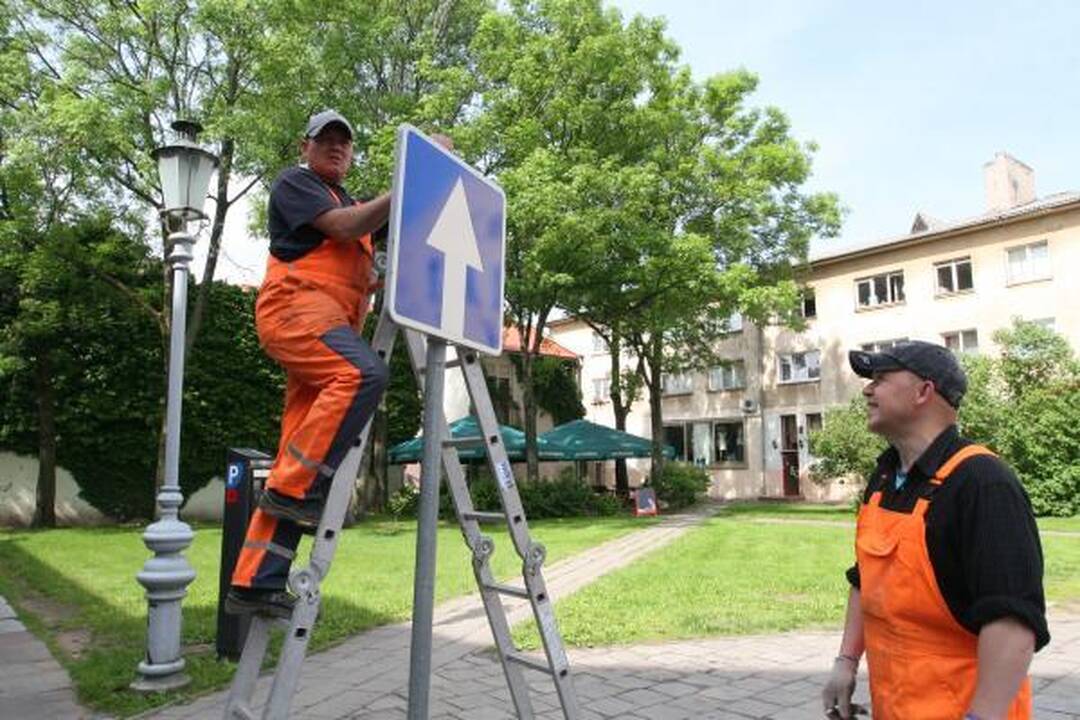 Pokyčiai senamiestyje: eismas Tiltų gatve jau draudžiamas