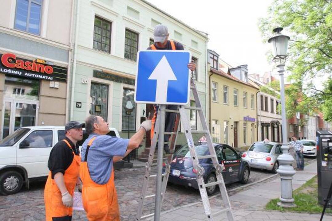 Pokyčiai senamiestyje: eismas Tiltų gatve jau draudžiamas