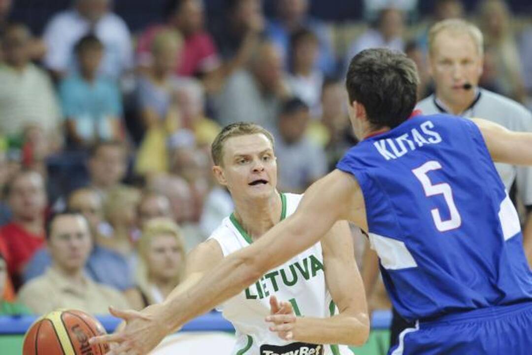 Mačą su čekais Lietuvos rinktinė laimėjo po pratęsimo 