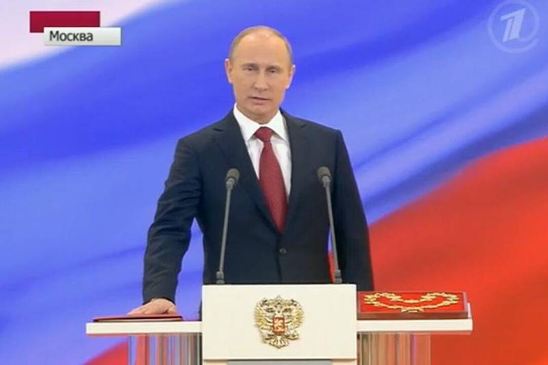 Vladimiras Putinas vėl tapo Rusijos prezidentu