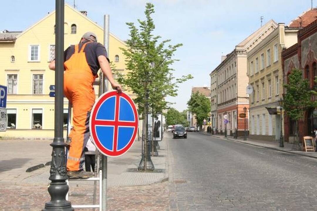 Pokyčiai senamiestyje: eismas Tiltų gatve jau draudžiamas