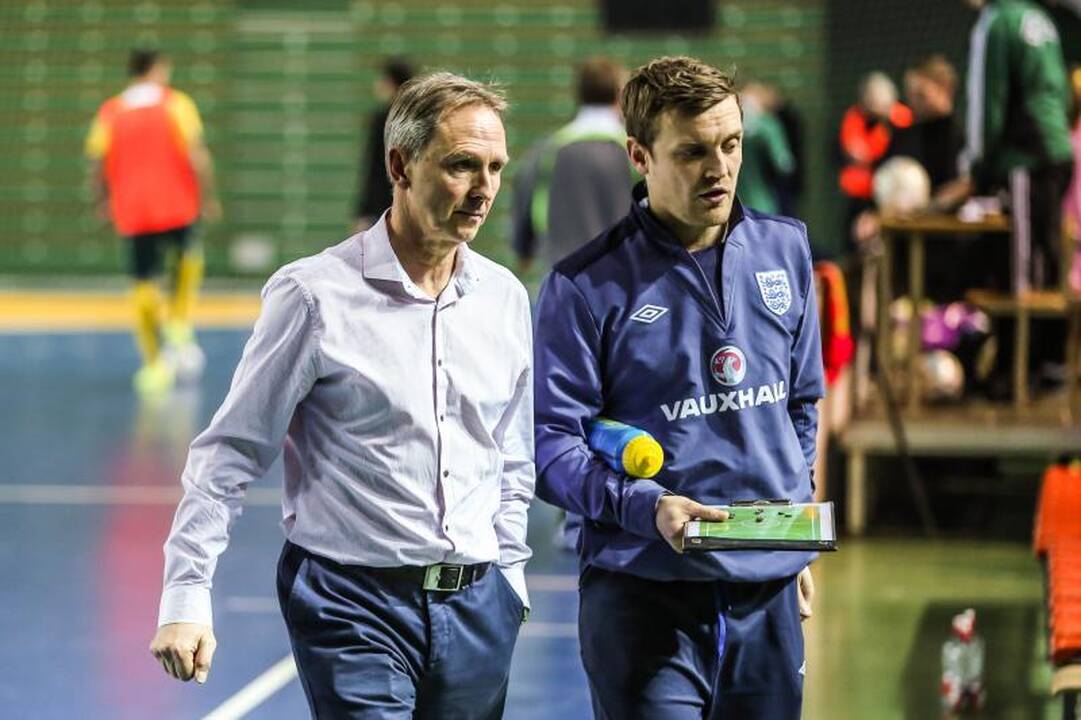 Po atkaklios kovos Lietuvos salės futbolo rinktinė nusileido anglams
