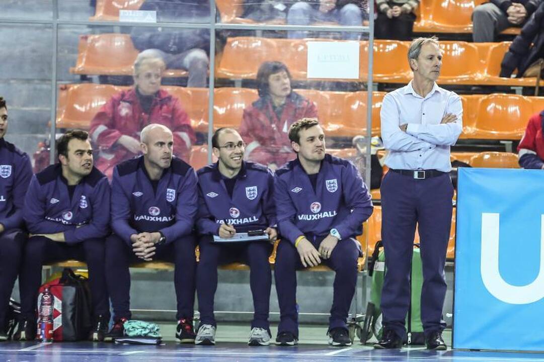 Po atkaklios kovos Lietuvos salės futbolo rinktinė nusileido anglams