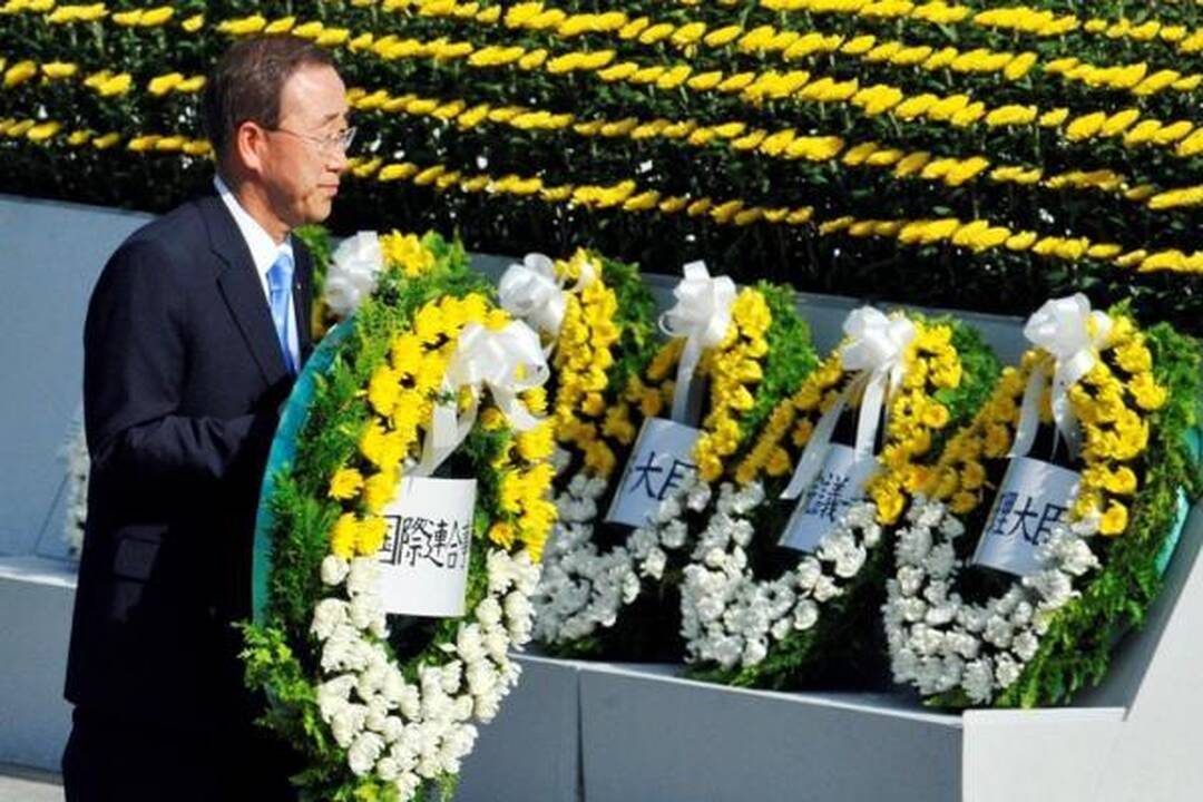 Hirosimos tragedijos metinėse pirmą kartą dalyvavo JAV