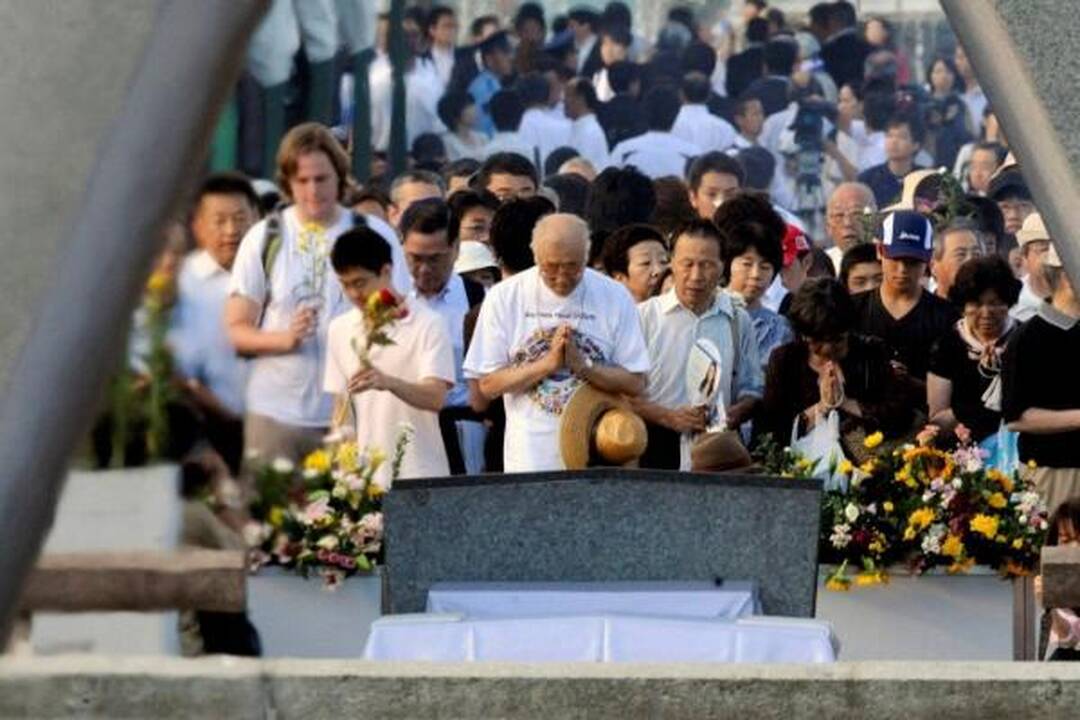 Hirosimos tragedijos metinėse pirmą kartą dalyvavo JAV