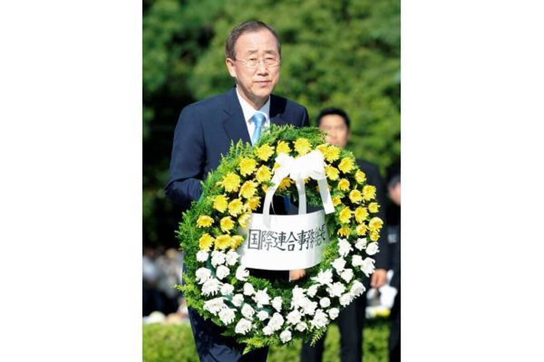 Hirosimos tragedijos metinėse pirmą kartą dalyvavo JAV