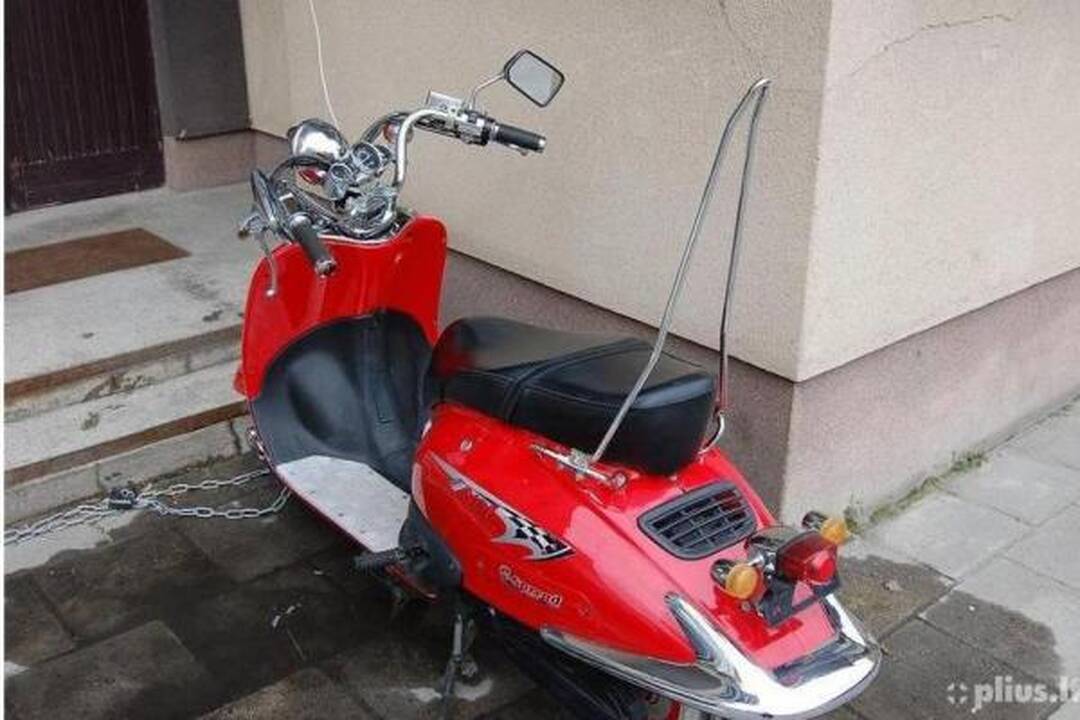 L.Karaliaus skelbime apie motorolerį – vagystės įkalčiai 