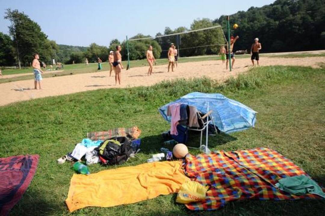Sostinės paplūdimius šturmuoja vilniečiai