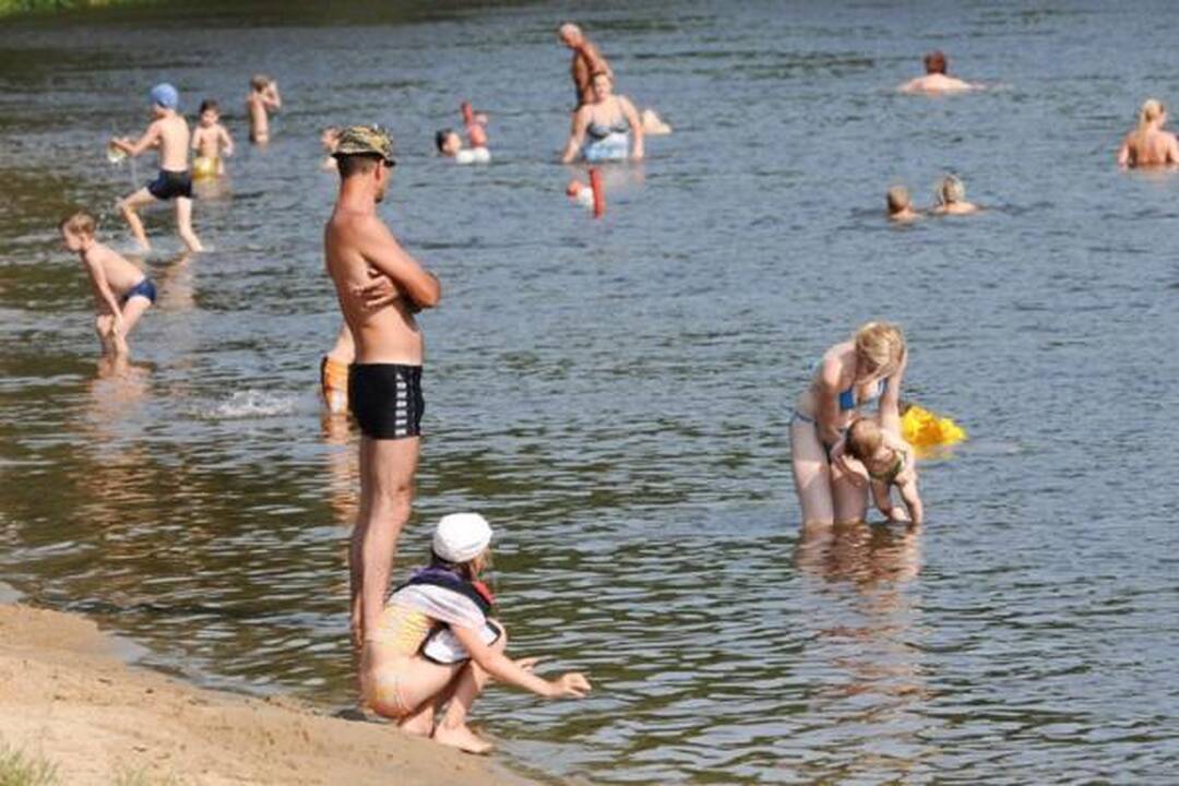 Sostinės paplūdimius šturmuoja vilniečiai