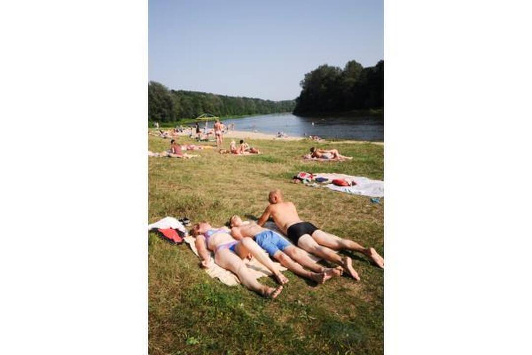 Sostinės paplūdimius šturmuoja vilniečiai
