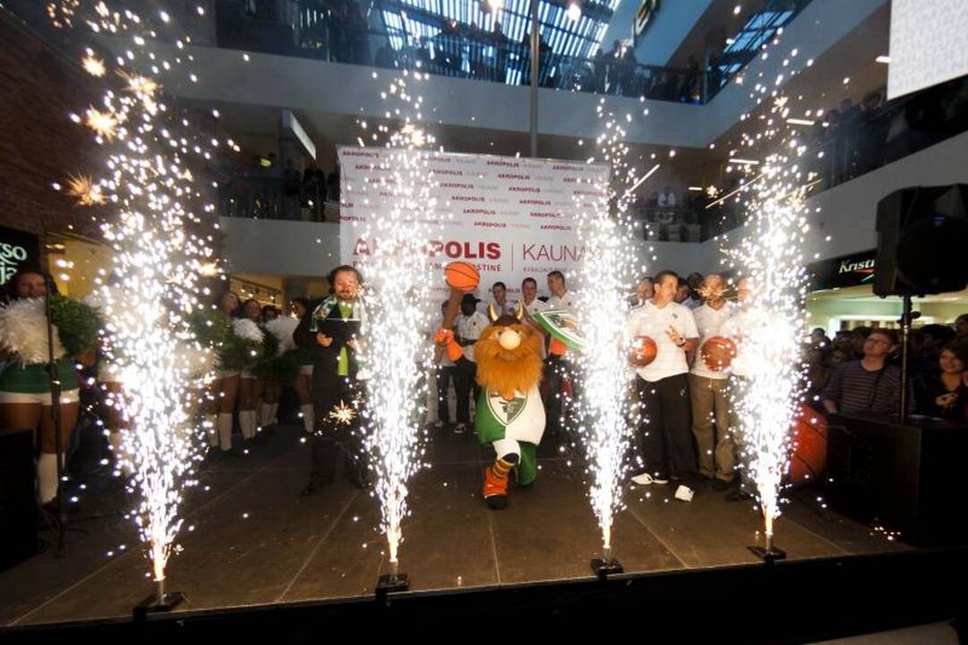 Kauniečiams pristatyta „Žalgirio“ komanda