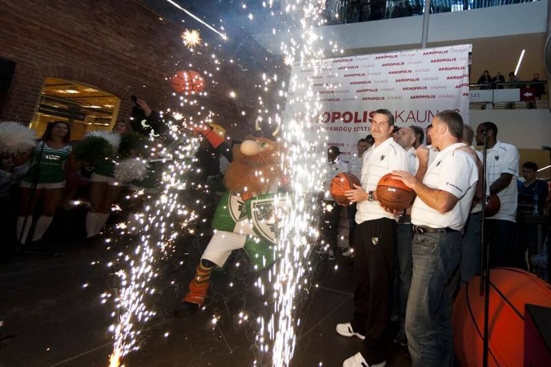 Kauniečiams pristatyta „Žalgirio“ komanda