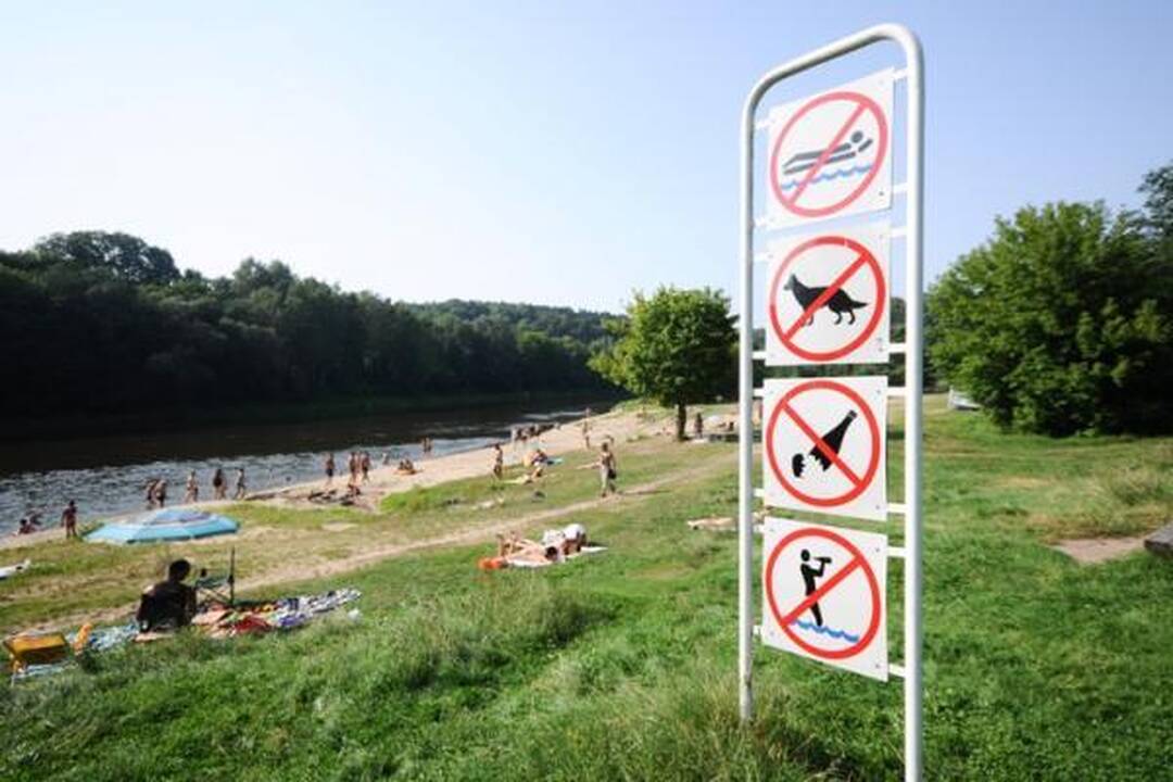 Sostinės paplūdimius šturmuoja vilniečiai