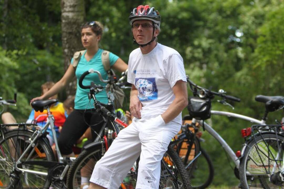 Dviračių entuziastai     tyrinėjo Vilnių