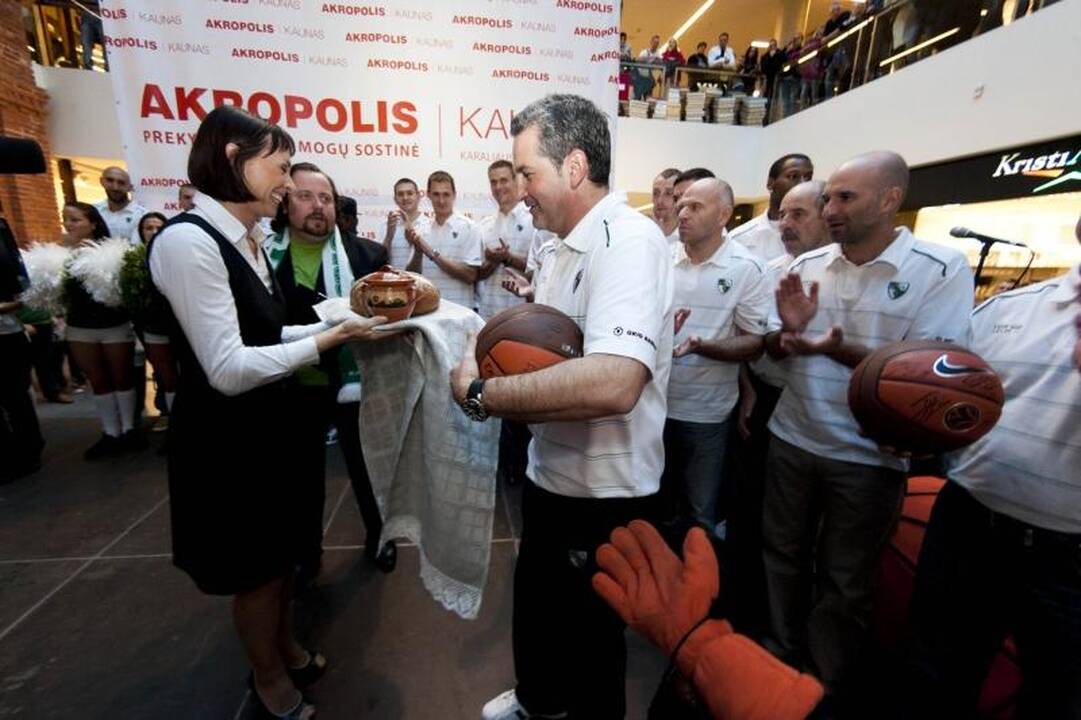 Kauniečiams pristatyta „Žalgirio“ komanda