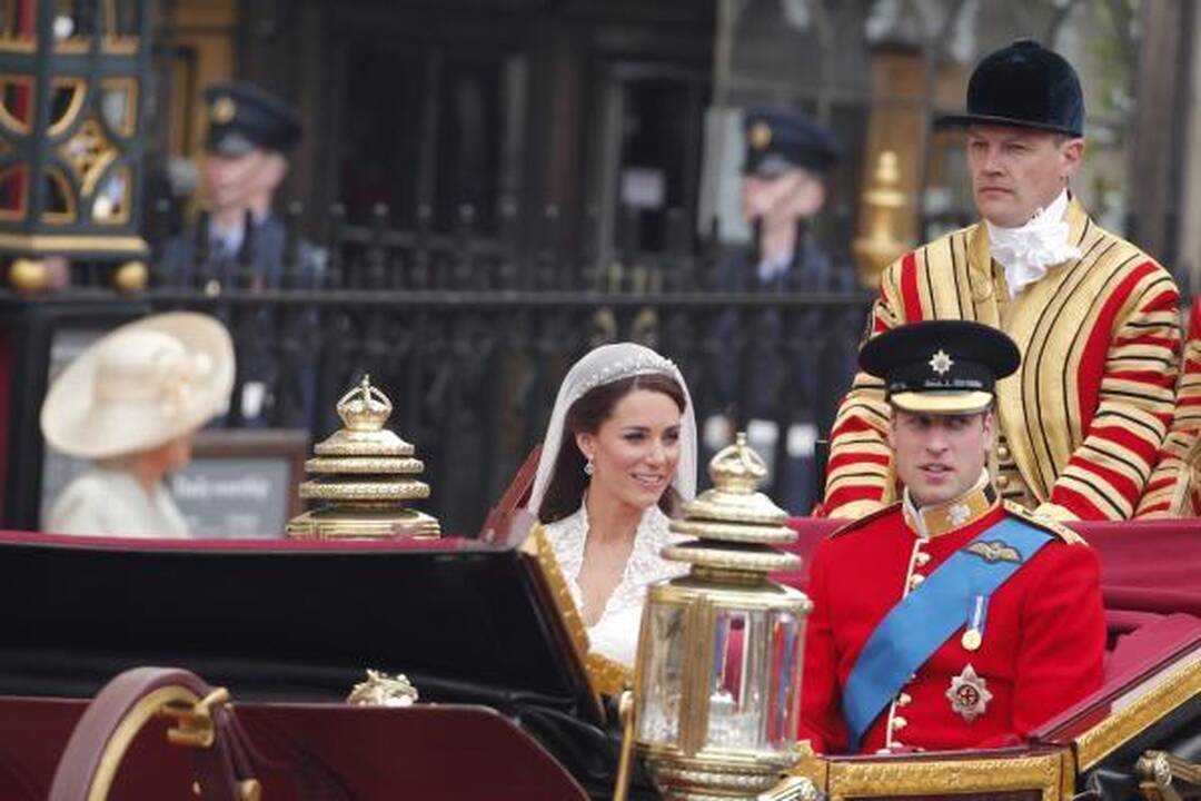 Kate vestuvinis žiedas pagamintas iš Velso aukso