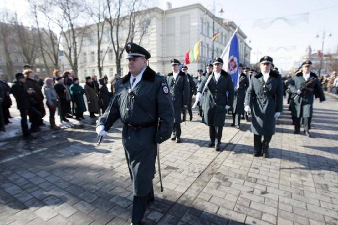 Gedimino prospektą užtvindė Kovo 11-osios minėjimo dalyviai