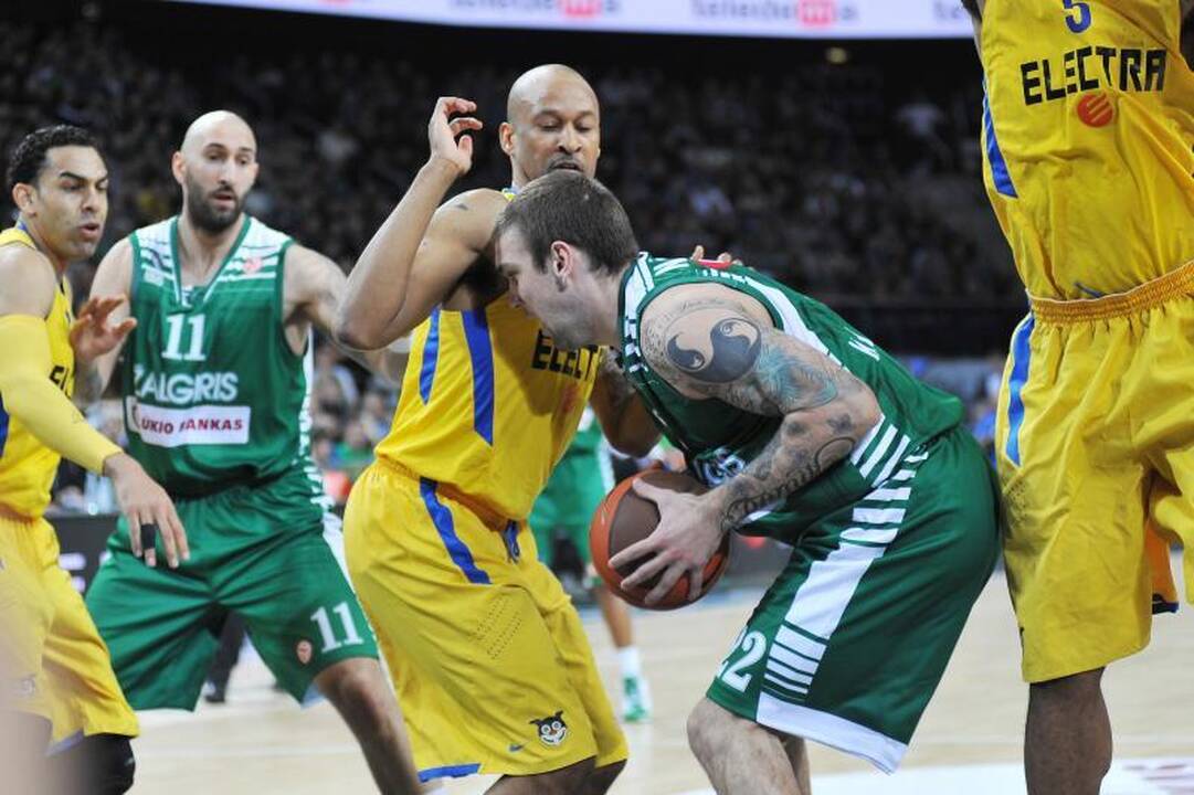 „Žalgiris“ parodė charakterį, bet krito prieš Eurolygos vicečempionus