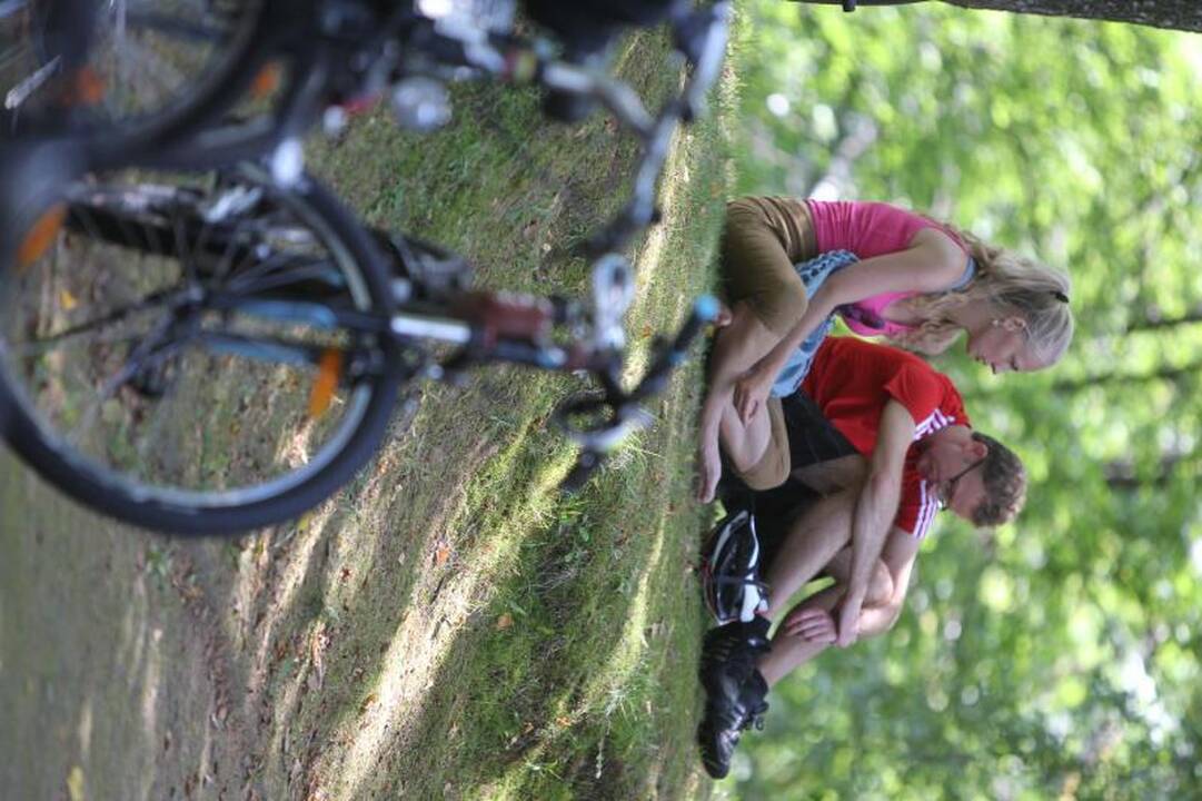 Dviračių entuziastai     tyrinėjo Vilnių