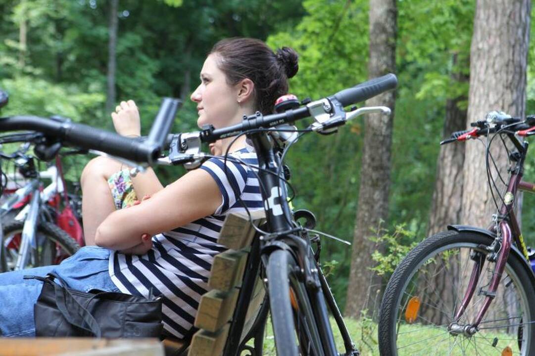 Dviračių entuziastai     tyrinėjo Vilnių