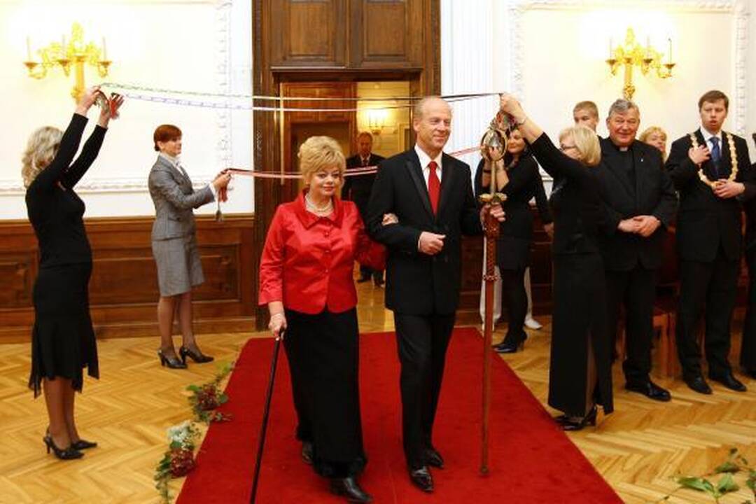 Rotušėje tuokėsi jos šeimininkas
