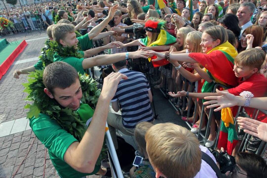 Vilniuje sutikti jaunieji čempionai (atnaujinta)