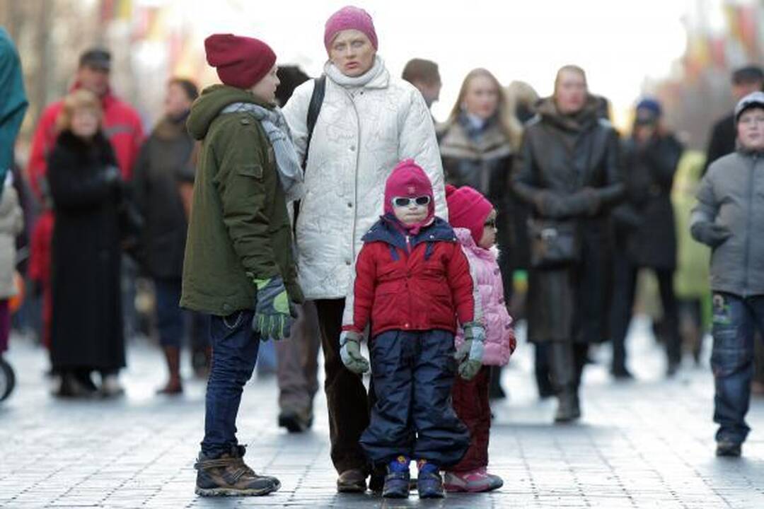 Gedimino prospektą užtvindė Kovo 11-osios minėjimo dalyviai