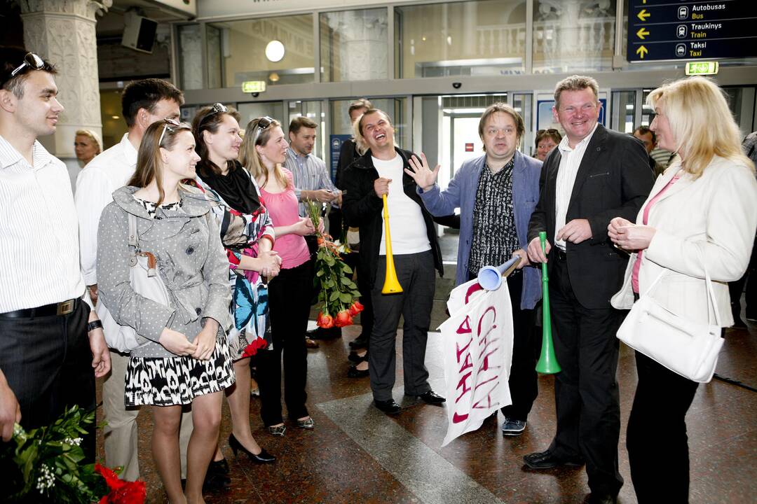"Eurovizija 2011": Evelina Sašenko jau sugrįžo į Vilnių