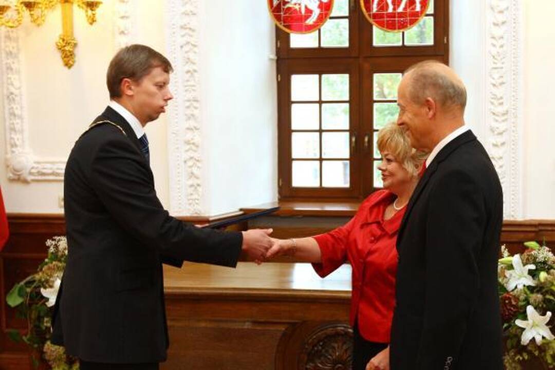 Rotušėje tuokėsi jos šeimininkas