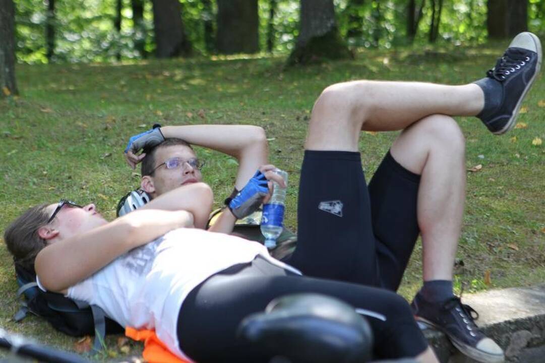 Dviračių entuziastai     tyrinėjo Vilnių