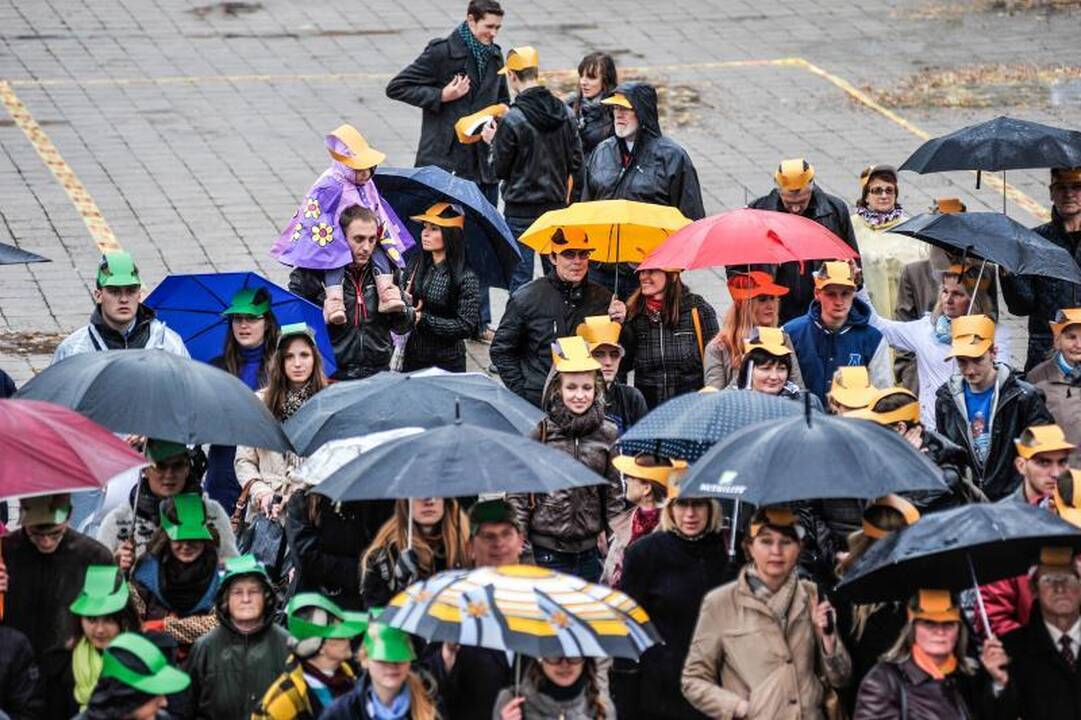 Kauno senamiestis šventiškai išlydėjo vasarą