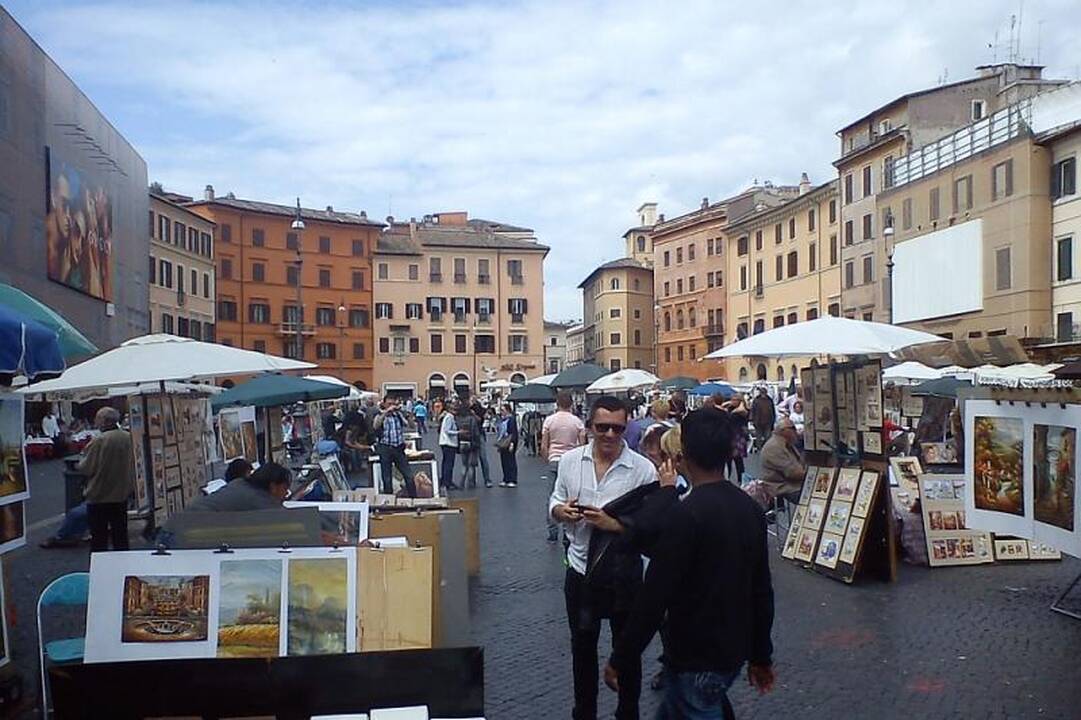 Šaunusis septynetas po Italiją keliavo piligrimų takais