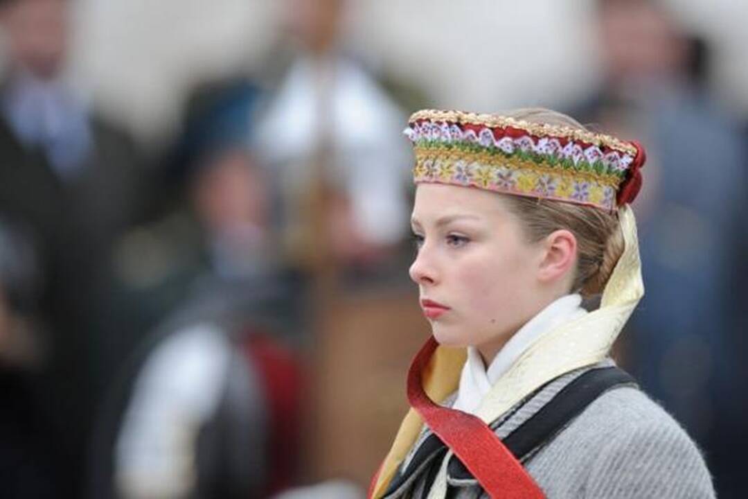 Vilniaus centre šventine rikiuote ir paradu paminėta Kariuomenės diena