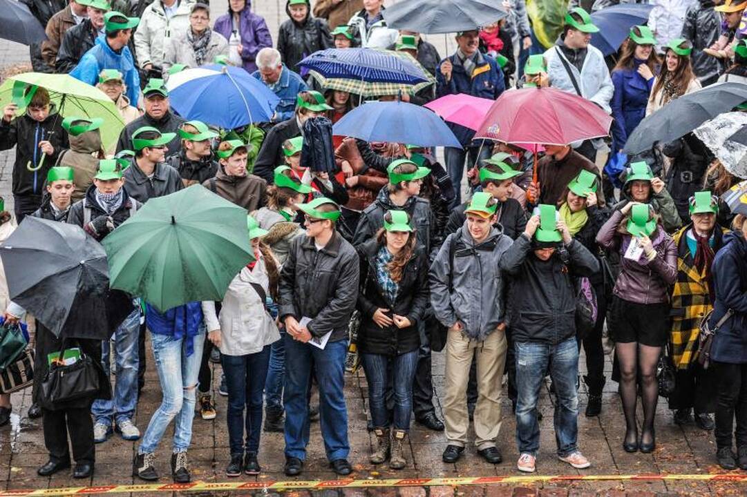 Kauno senamiestis šventiškai išlydėjo vasarą