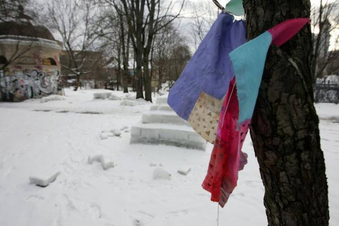 Nuniokotas būsimasis Tibeto skveras Vilniuje