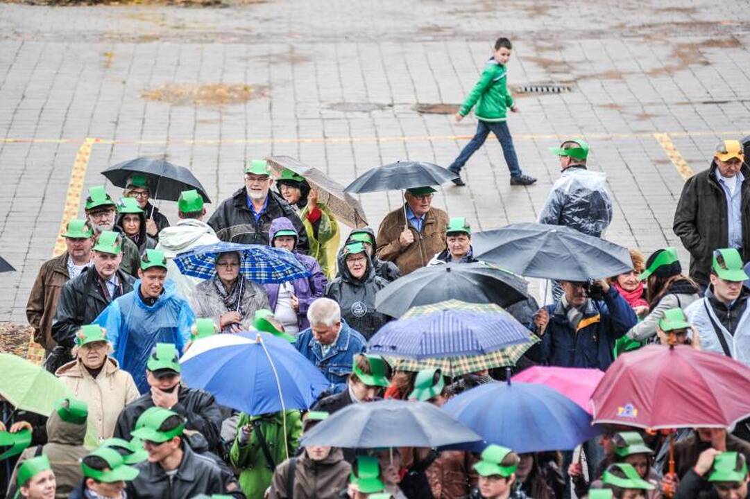 Kauno senamiestis šventiškai išlydėjo vasarą