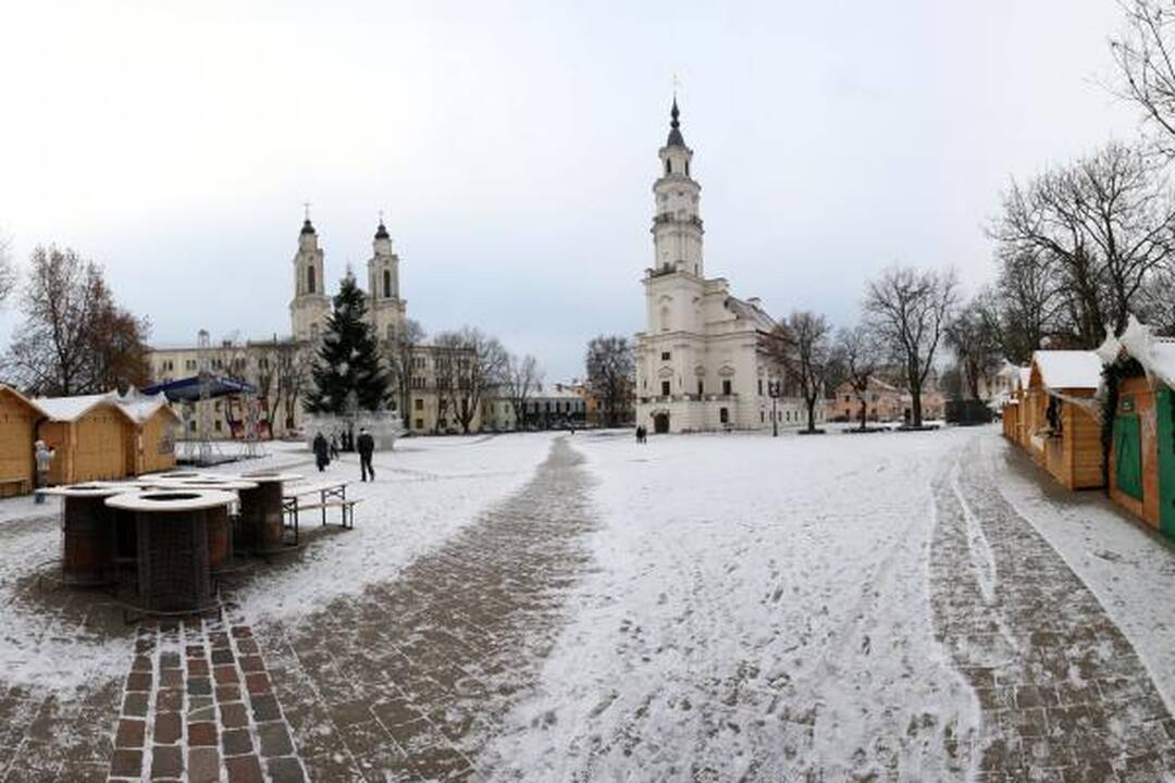 Šaltis Kauną spaudžia, bet dar nelaužo