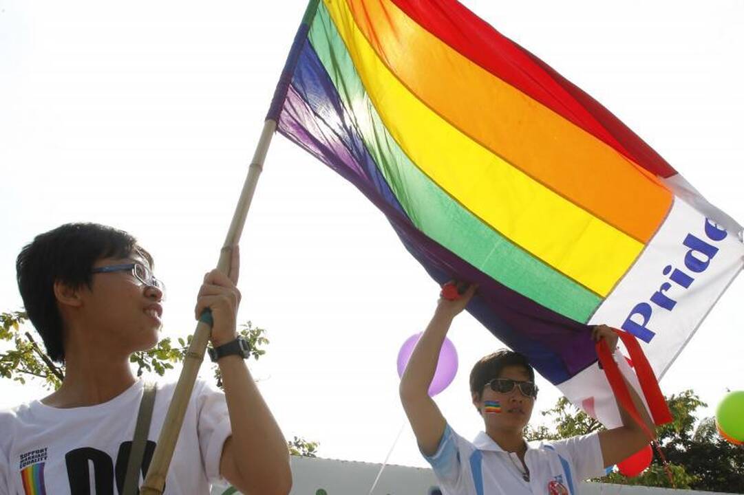 Vietname surengtas pirmasis gėjų paradas