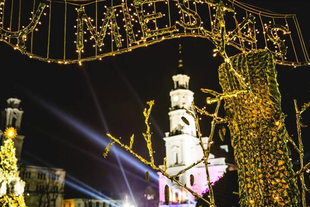Kaunas pakiliai sutiko Naujuosius metus 