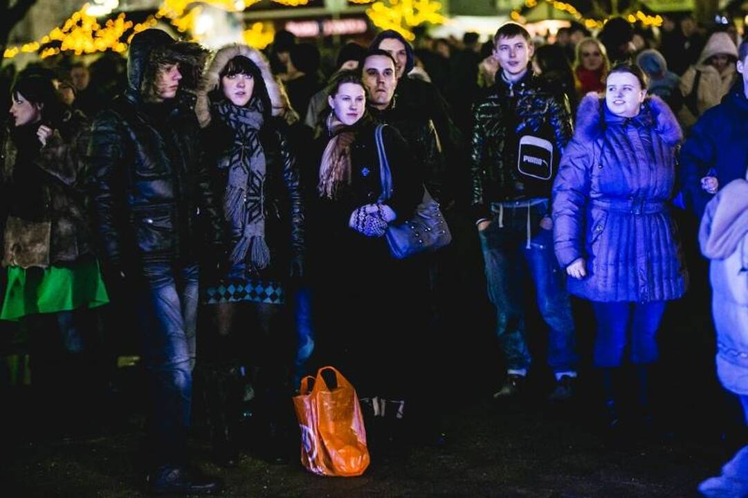 Kaunas pakiliai sutiko Naujuosius metus 