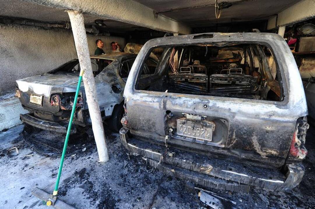 Los Andžele suimtas įtariamas virtinės padegimų kaltininkas