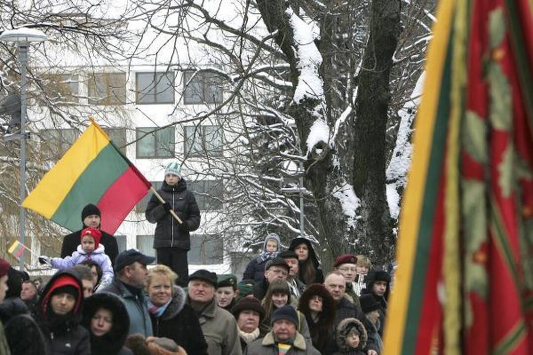 Kauniečiai pasipuošė tūkstančiais trispalvių (papildyta)