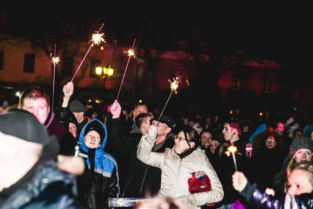 Kaunas pakiliai sutiko Naujuosius metus 