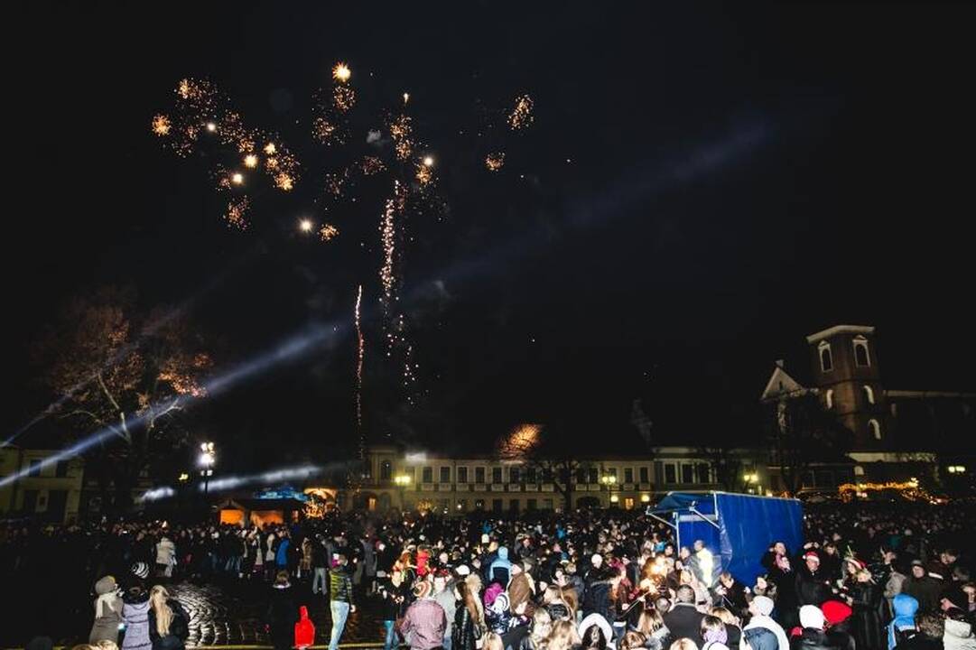 Kaunas pakiliai sutiko Naujuosius metus 