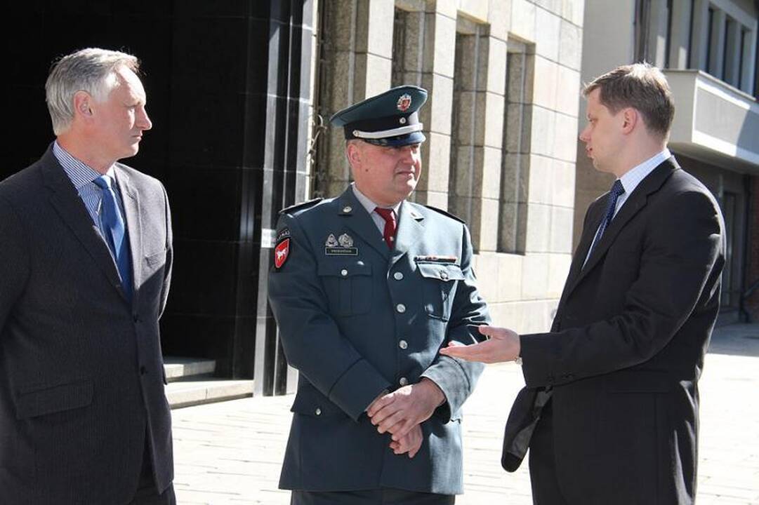 Į Kauno gatves išriedėjo keturi policijos riedžiai